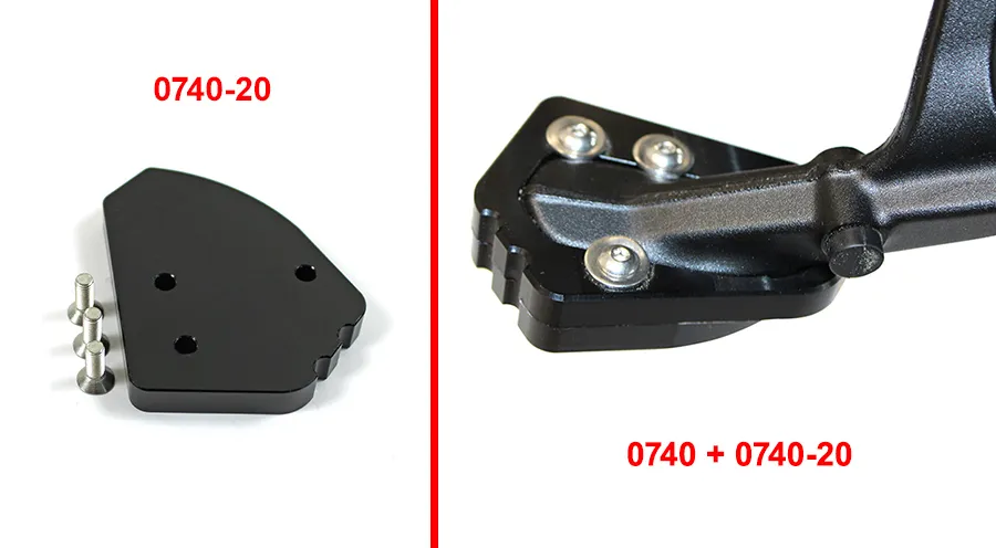 Base pata de cabra p/BMW R1300GS