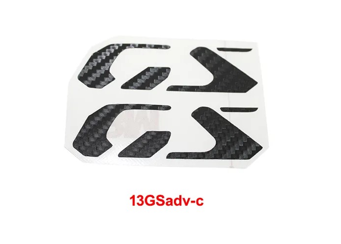 Pegatina GS p/BMW R1300GS Adv. carbono