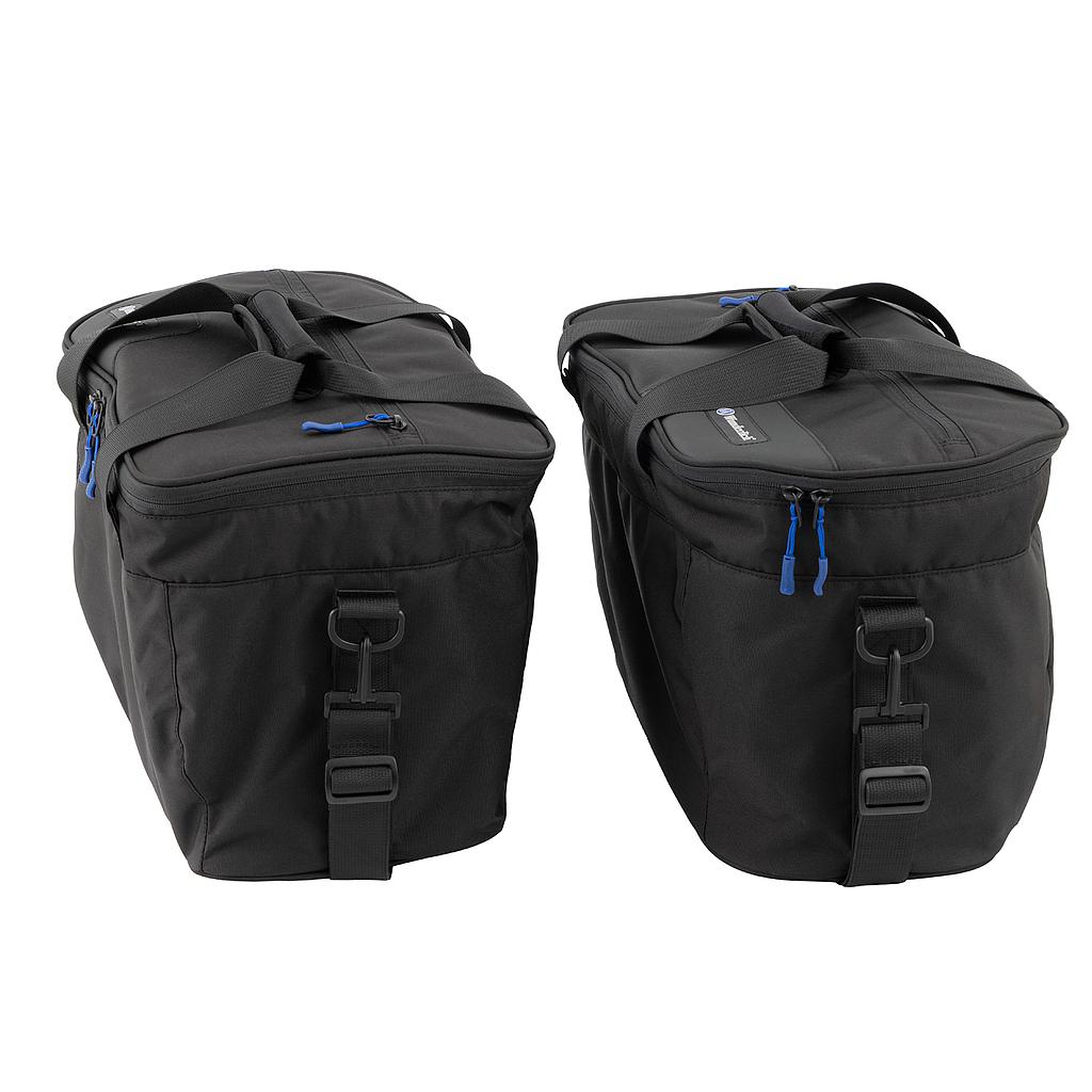Bolsos interior Toploader Wunderlich para las maletas originales BMW de la R 1300 GS Adventure - Conjunto - negro