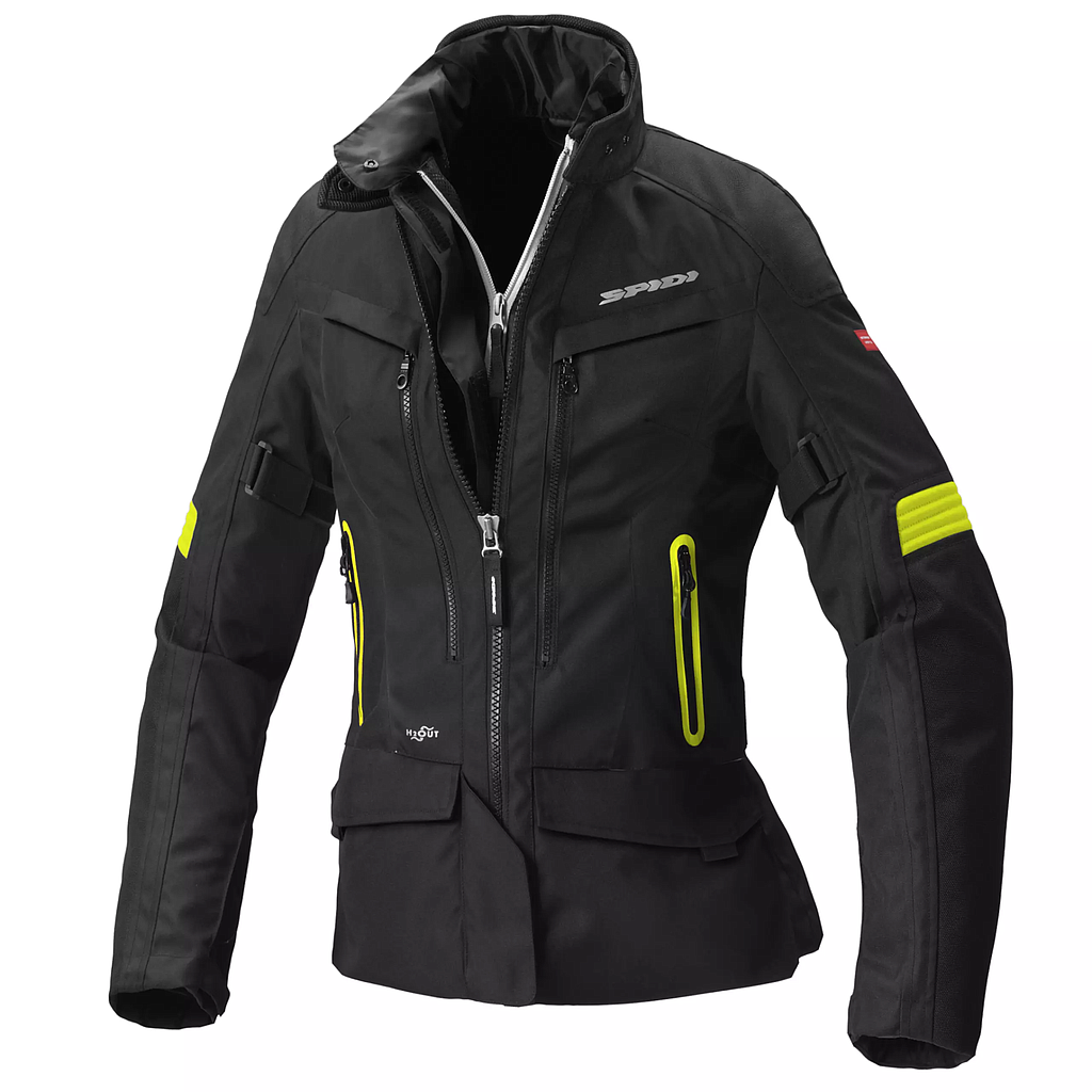 Chaqueta SPIDI VOYAGER 4 H2OUT lady bk/yw