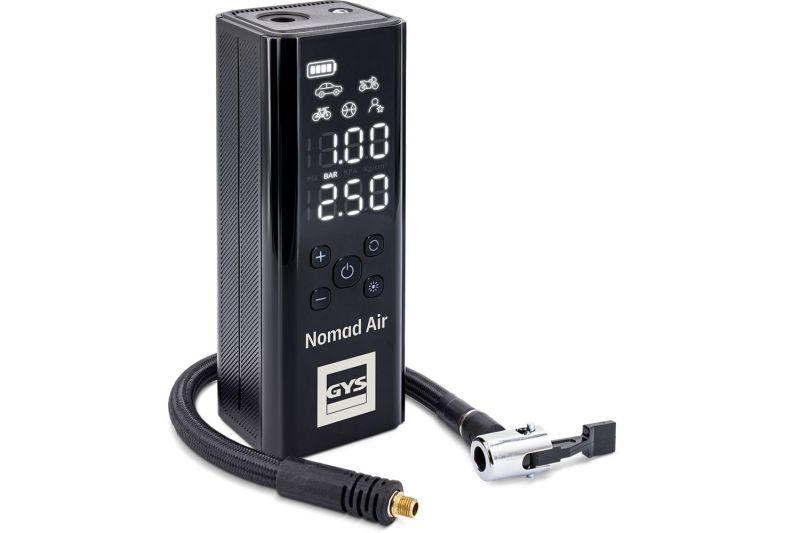 Compresor de aire portátil 10 bar p/moto y touring NOMAD AIR