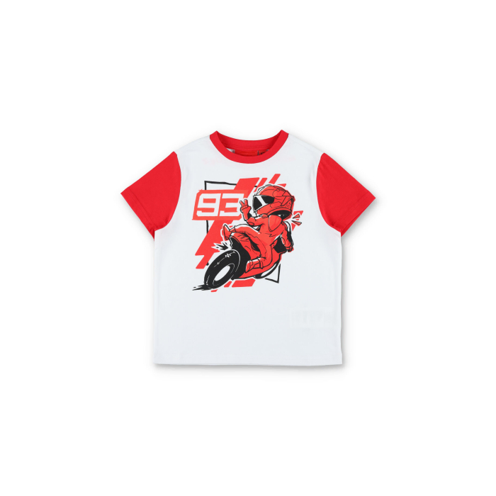 Camiseta MARQUEZ Painted bike kids blanca