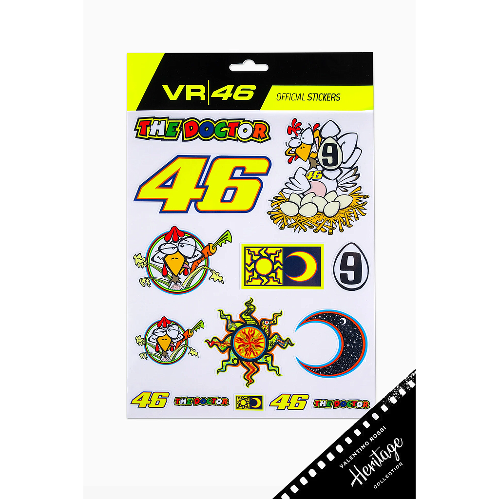 STICKERS VR46 Old Hen 46 Heritage