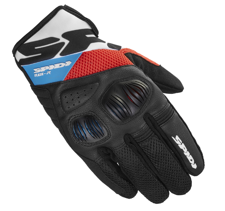 Guantes SPIDI FLASH-R EVO bk/red/bl