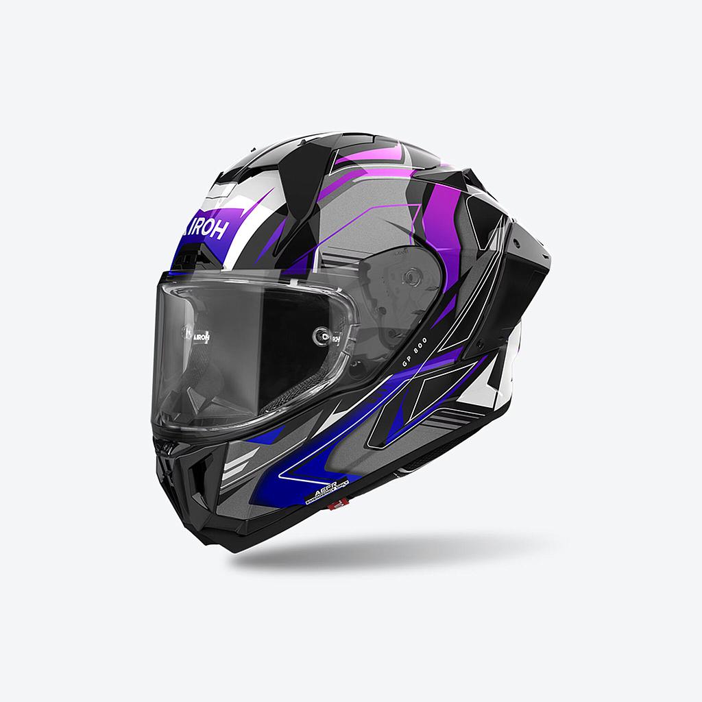 Casco AIROH GP 800 MUST blue gloss