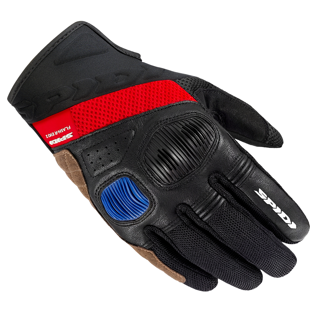 Guantes SPIDI FLASH-R EVO 2 bk/red/bl