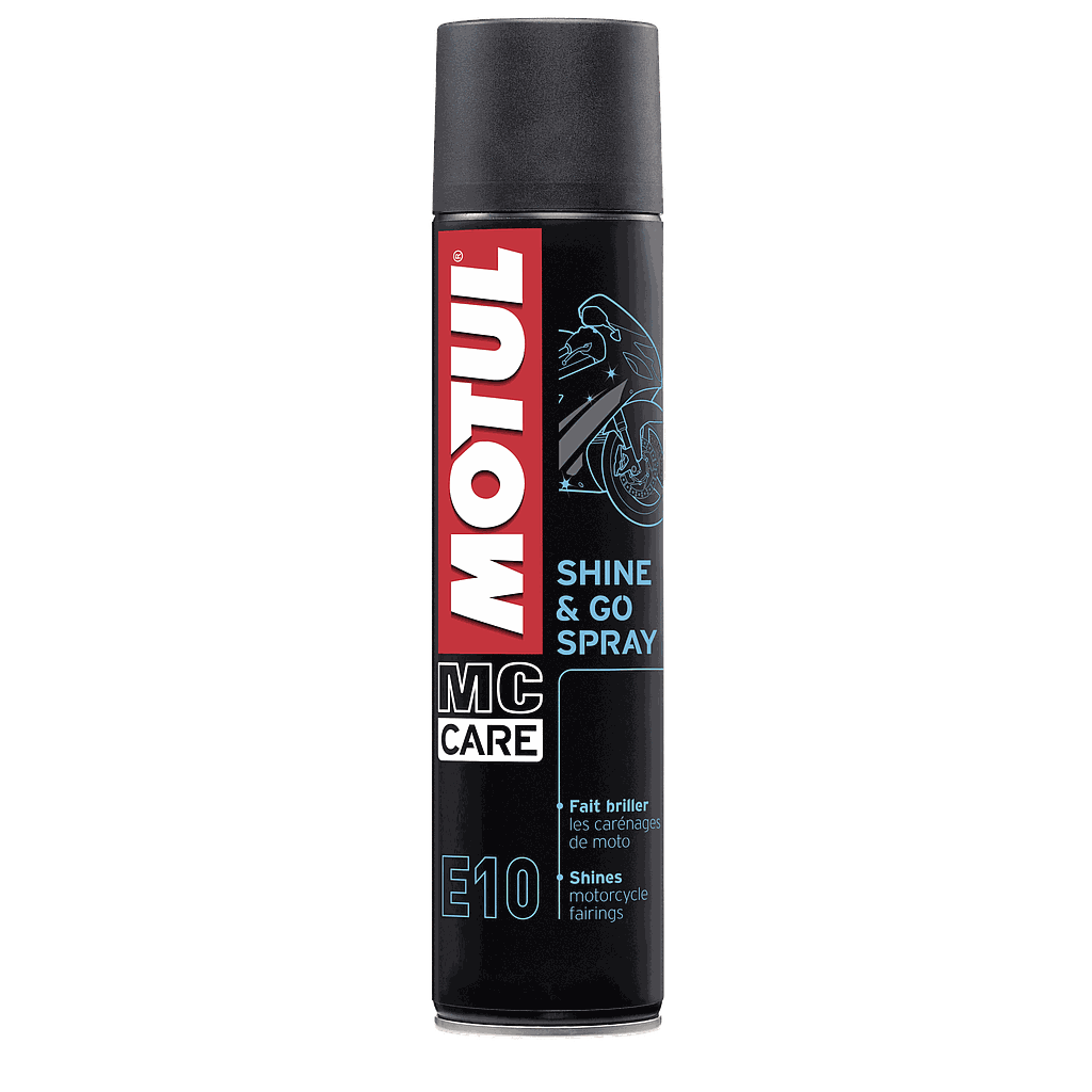 MOTUL E10 SHINE &amp; GO spray 400 ml.