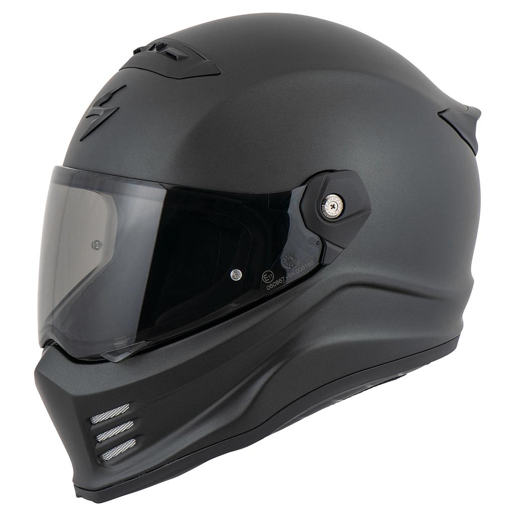CASCO SCORPION COVERT FX pearl black matt