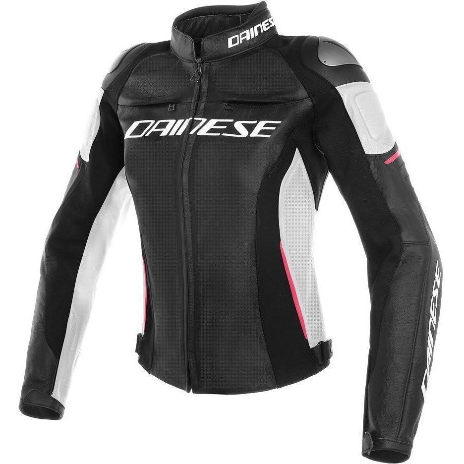 Chaqueta DAINESE RACING 3 lady bk/wh/fx