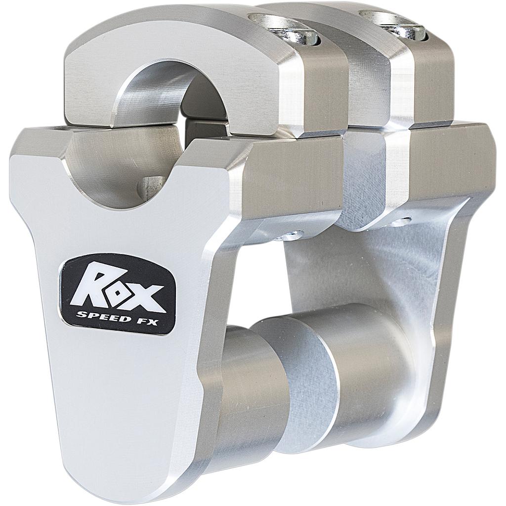 Eleva y acerca manillar ROX variable 28mm. plata