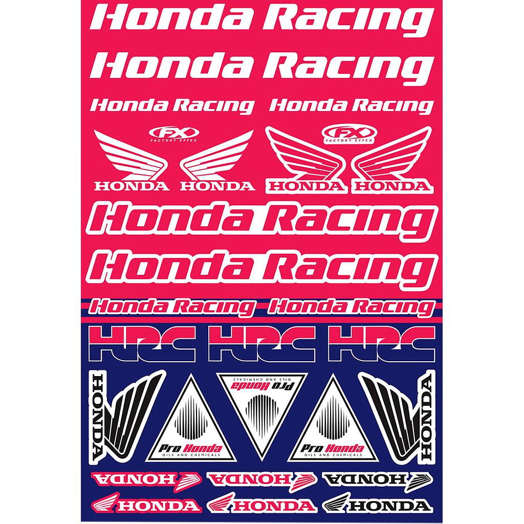 Kit pegatinas HONDA 32 x 46 cm.