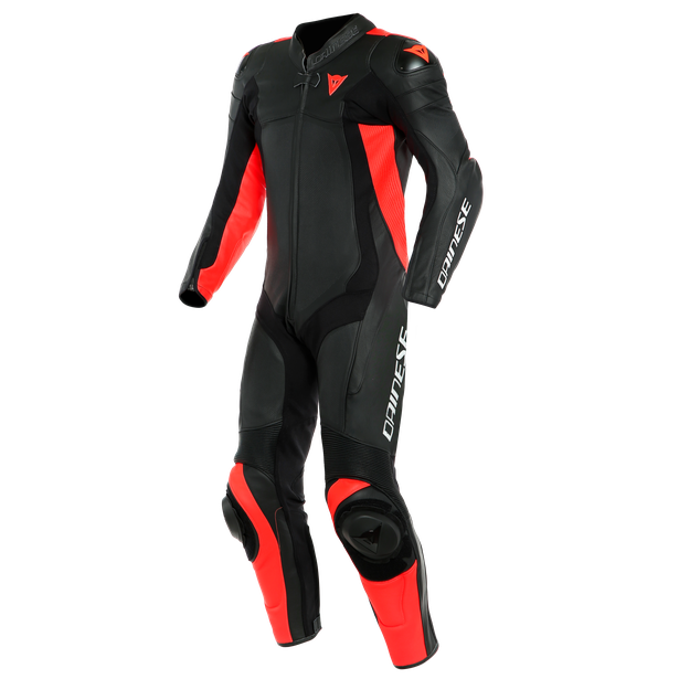 Traje-mono DAINESE ASSEN 2 1PC. PERF. black/black/flúo red