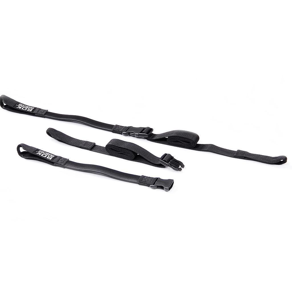 CORREAS ROK2 AJUSTABLES BLACK 500MM-1500MM PAR