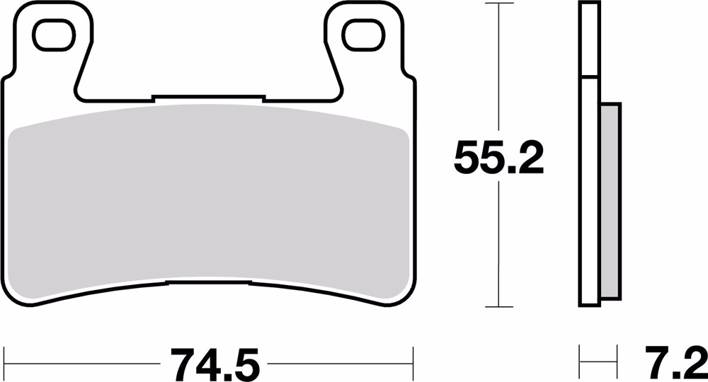 Pastillas de freno BREMBO 07HO45SA