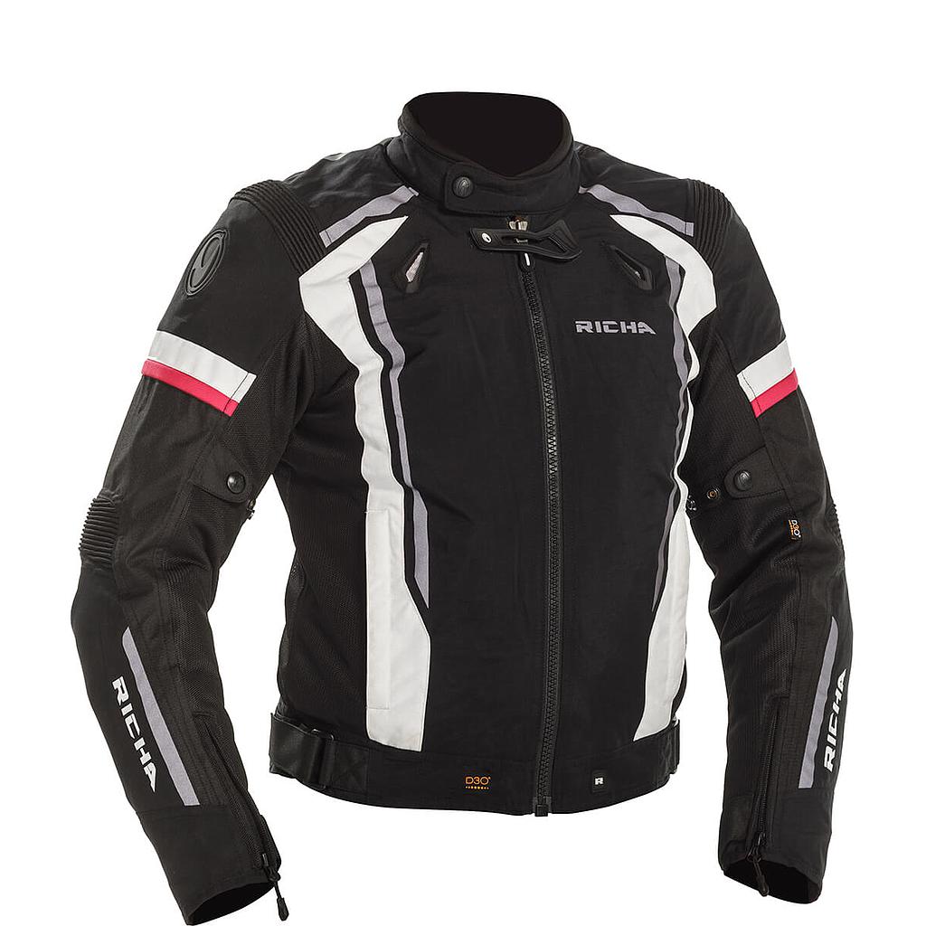 CHAQUETA RICHA AIRSTREAM-2 lady black/white/pink