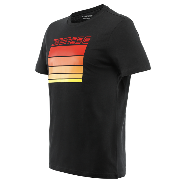 CAMISETA DAINESE STRIPES black/red