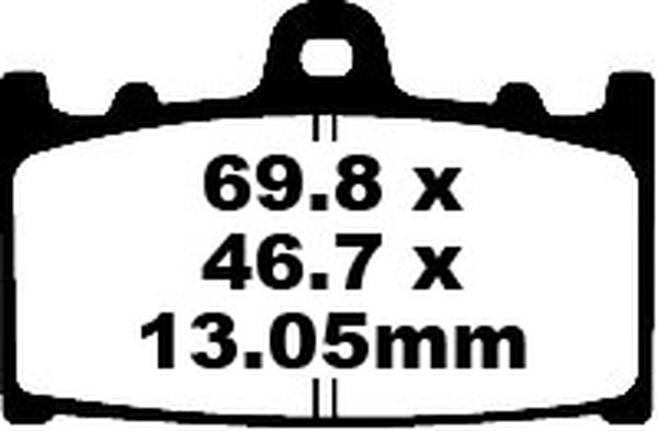 Pastillas de freno EBC FA366TT