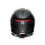 CASCO AGV TOURMODULAR FREQUENCY MATT GUNMETAL/RED