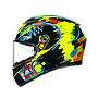 CASCO AGV K-3 E2206 ROSSI WINTER TEST 2019