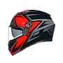 CASCO AGV K-3 E2206 COMPOUND black/red