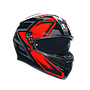 CASCO AGV K-3 E2206 COMPOUND black/red