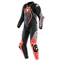Traje-mono DAINESE AUDAX D-ZIP 1pz. perf. black/red