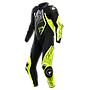 Traje-mono DAINESE AUDAX D-ZIP 1pz. perf. black/yellow