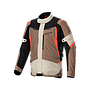 Chaqueta ALPINESTARS ST-1 WP dark khaki sand/black/red fluo
