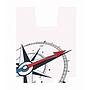 Adhesivo WIND ROSE p/maleta lat. izq. GS