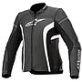 CHAQUETA ALPINESTARS KIRA V2 LADY BLACK/WHITE