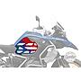 SET PEGATINASSIGNATURE  STYLE ANIVERSARY DEPOSITO blue/red