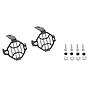 Protector faros auxiliares led aluminio black